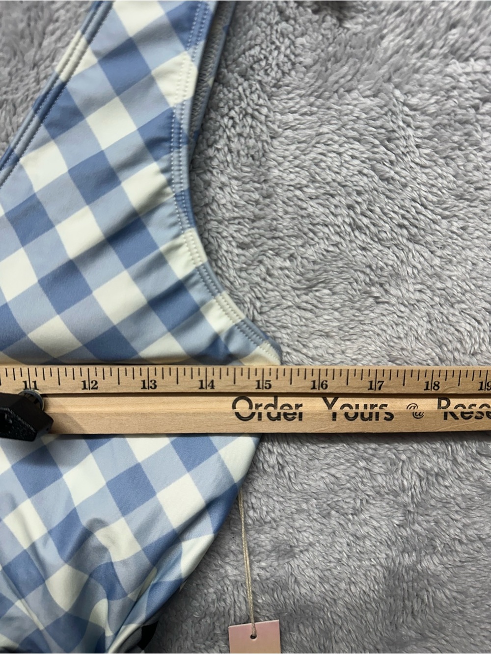 Summersalt Gingham Wrap Tie Swimsuit - Picture 8 of 11